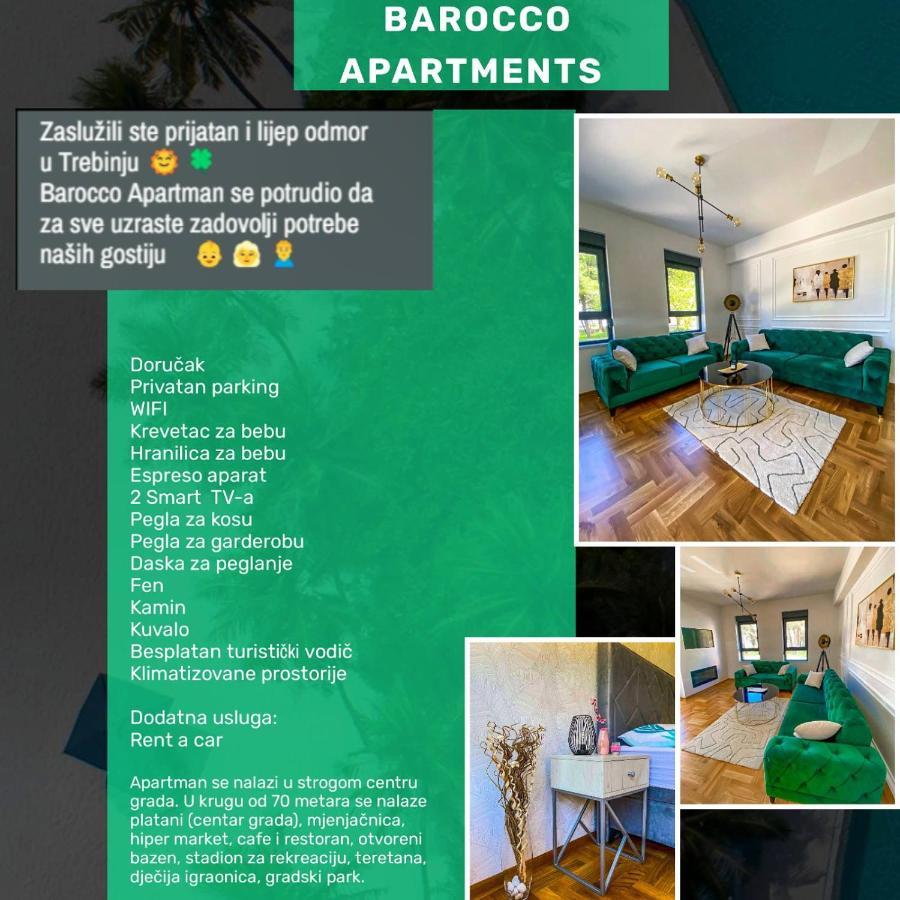 Apartman Barocco Требине Екстериор снимка